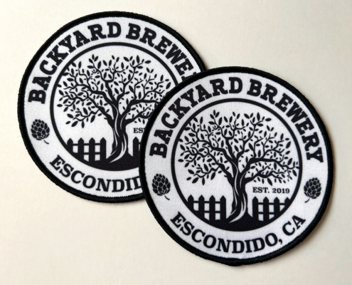 Backyard Brewery Logo Patches